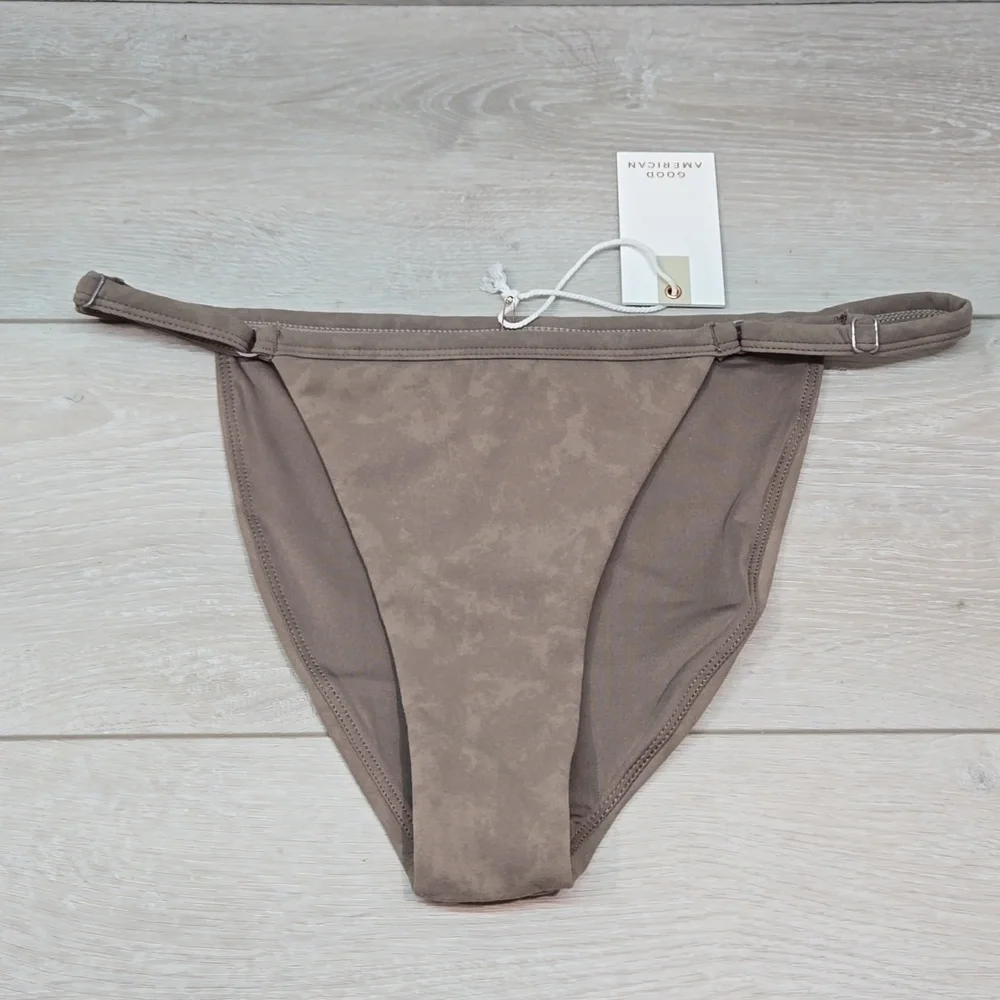 NWT Good American Women Bikini Bottom Swim sz 3/L